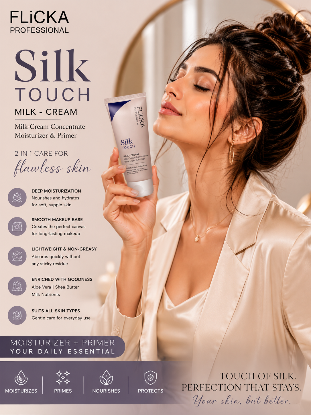 FLiCKA Silk Touch 3 in 1 Moisturizer & Primer Review