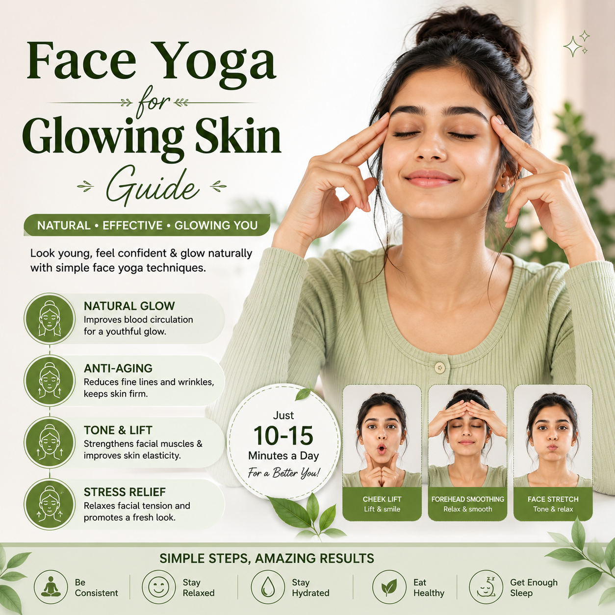 Face Yoga for Glowing Skin