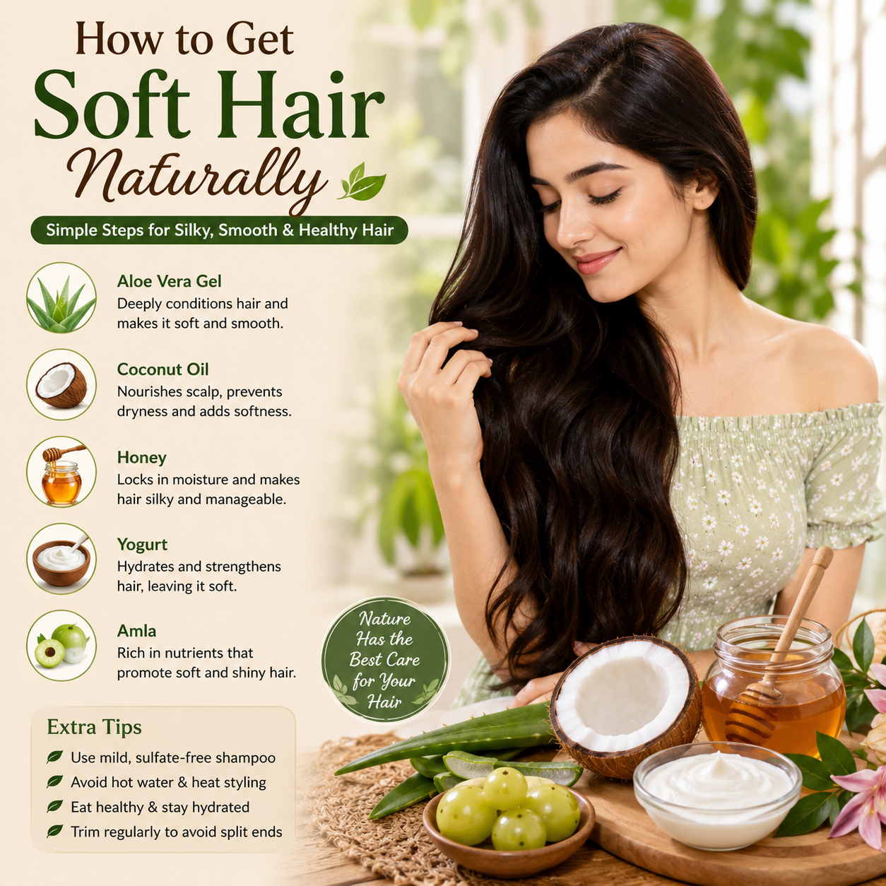 How to Get Soft Hair Naturally