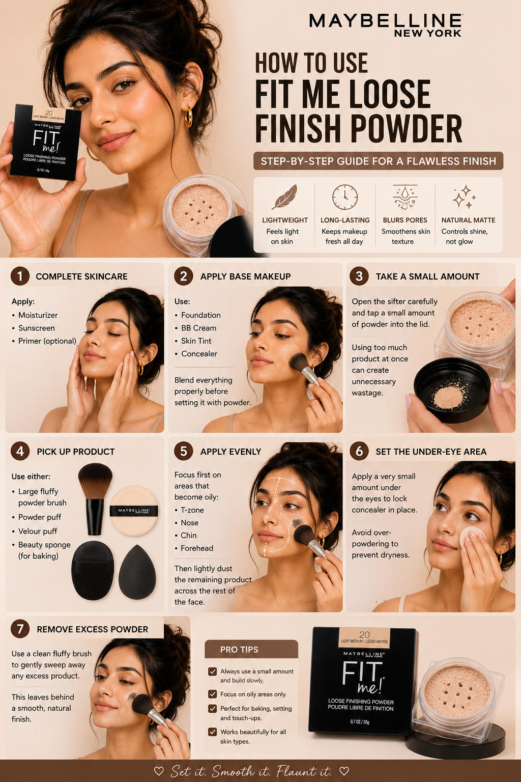 How to Use Maybelline Fit Me Loose Finish Powder