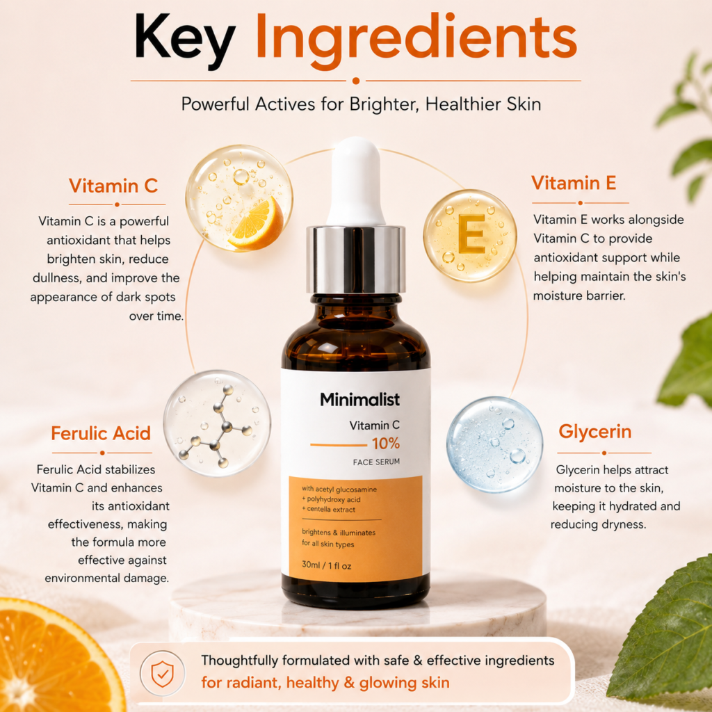 Key Ingredients minimalist vitamin c serum