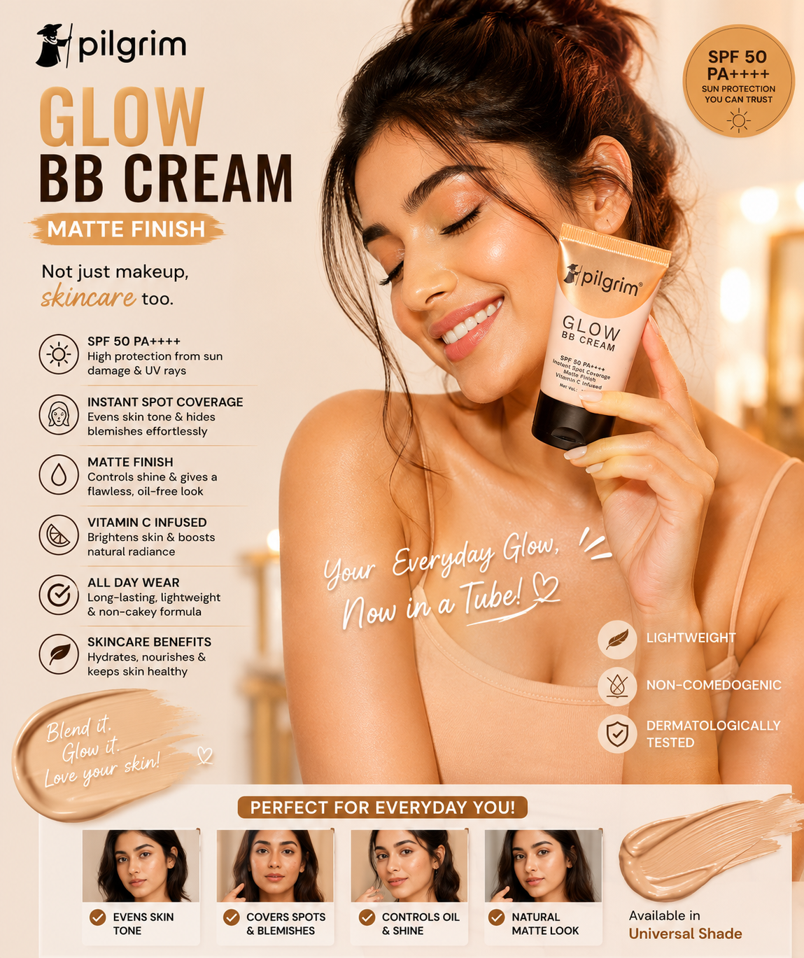 Pilgrim Glow BB Cream Review