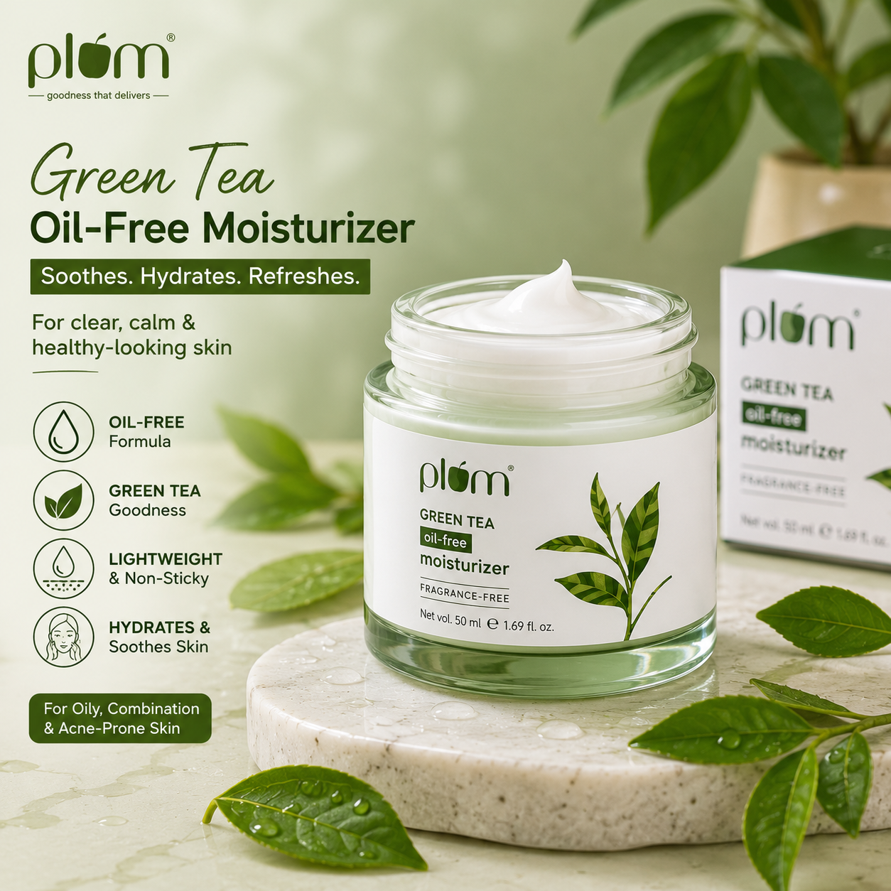 Plum Green Tea Oil-Free Moisturizer 