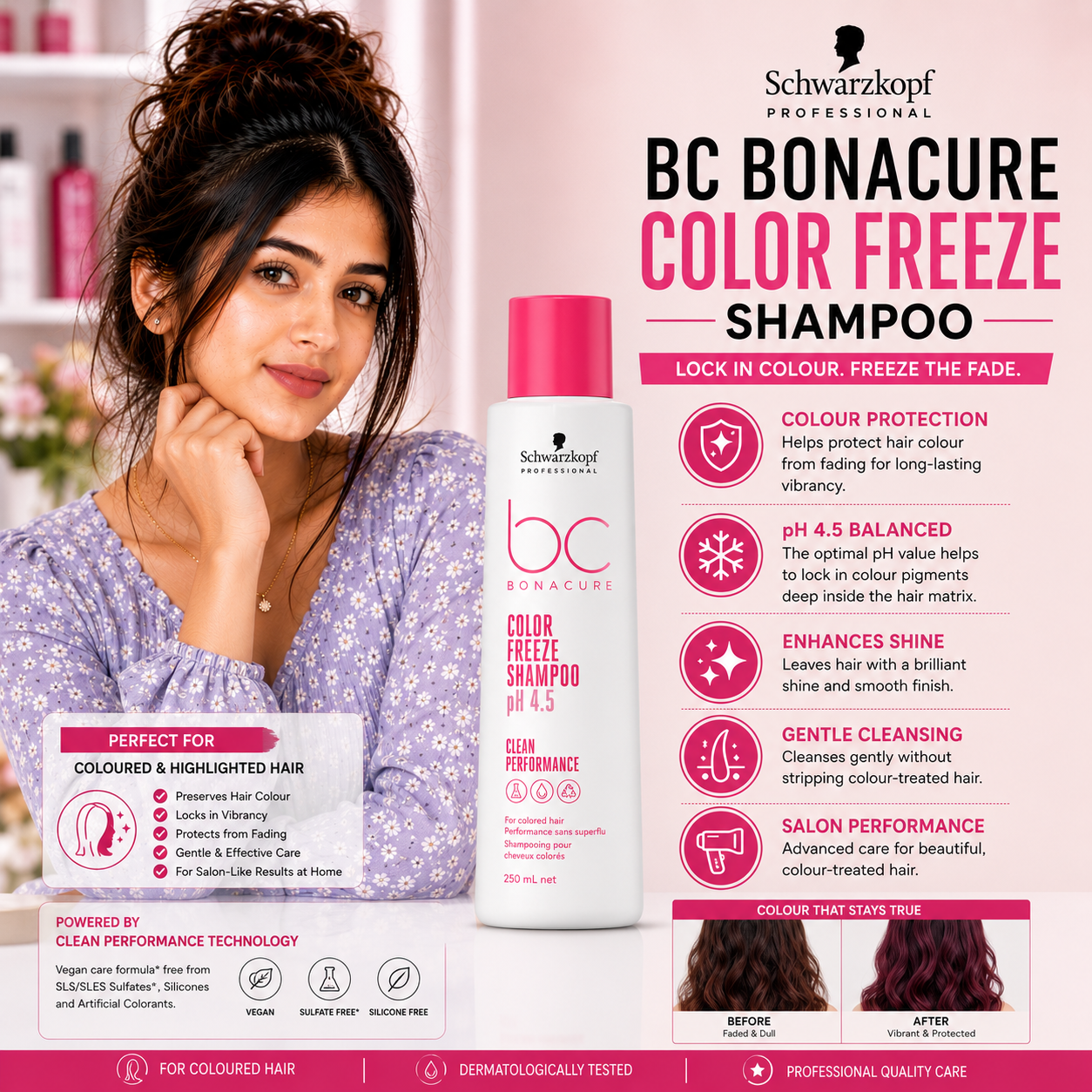Schwarzkopf BC Bonacure Color Freeze Shampoo