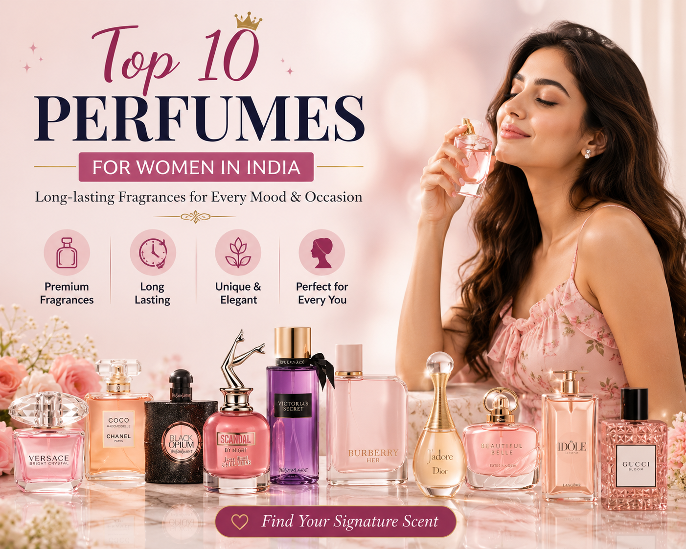 Top 10 Perfumes for Women in India