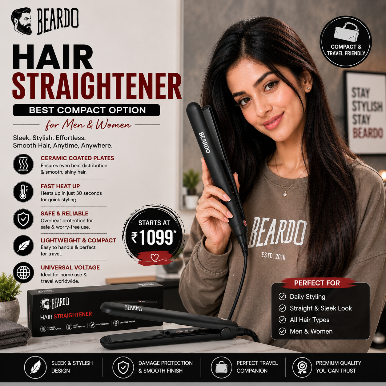 Beardo Hair Straightener