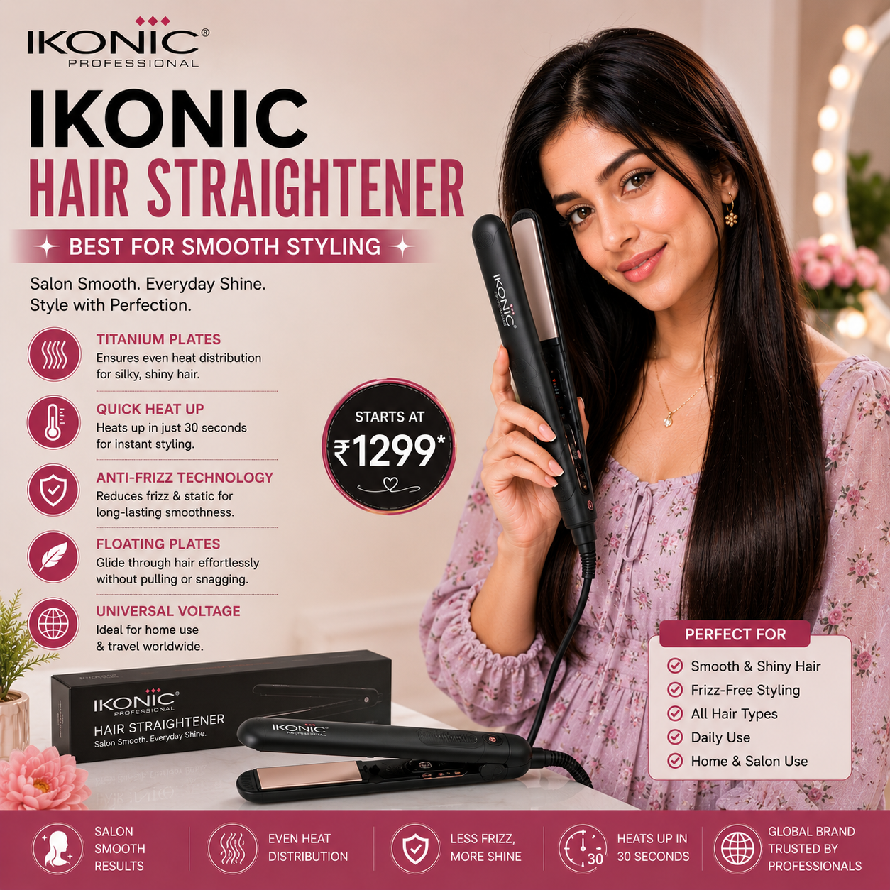 Braun Compact Hair Straightener