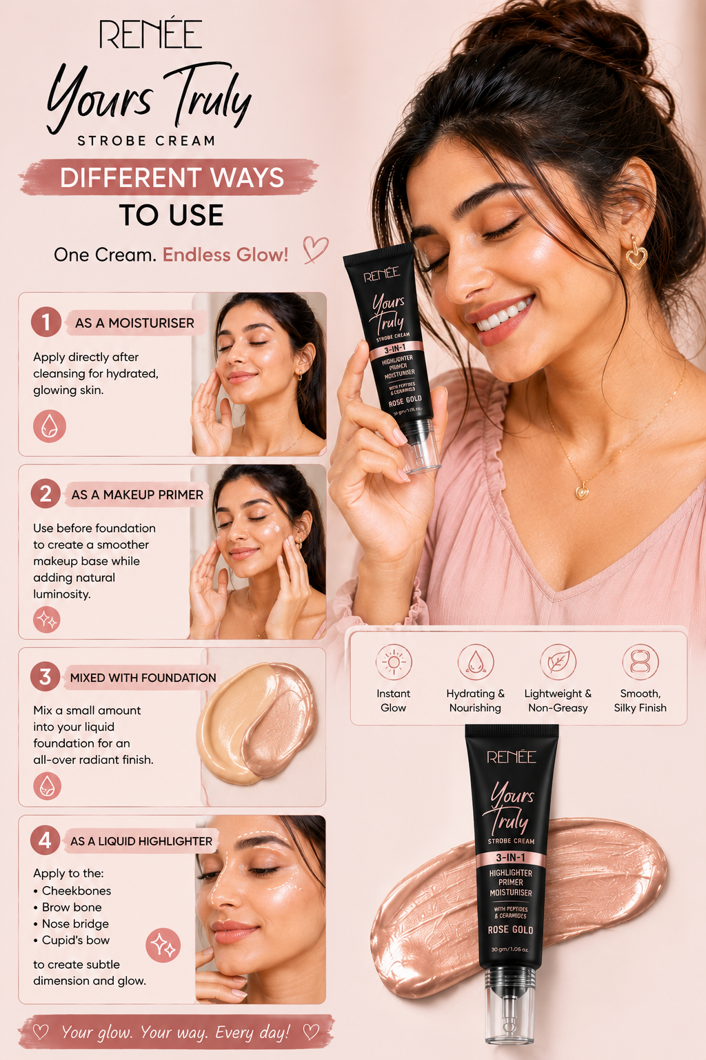 Different Ways to Use This Strobe Cream