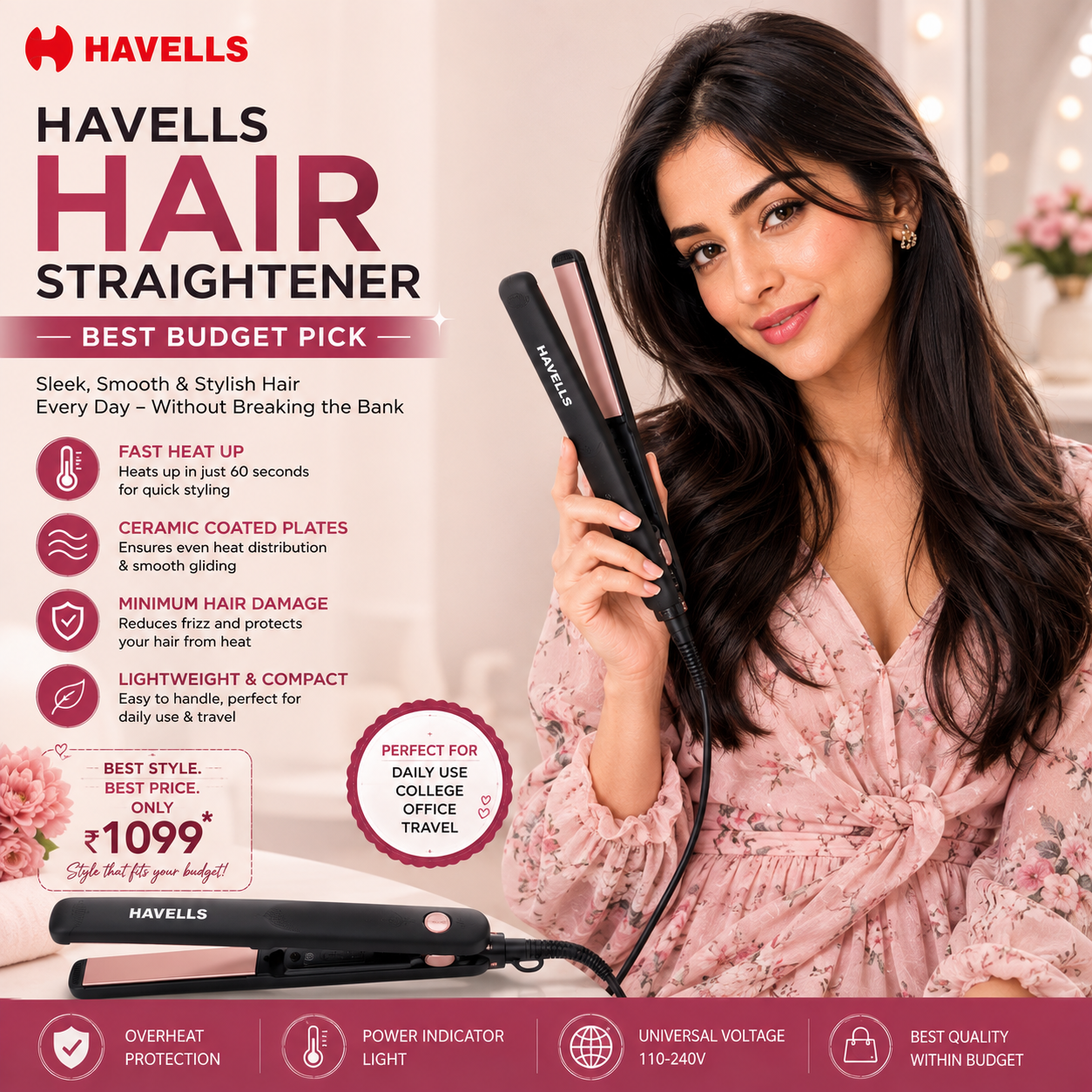 Havells Hair Straightener