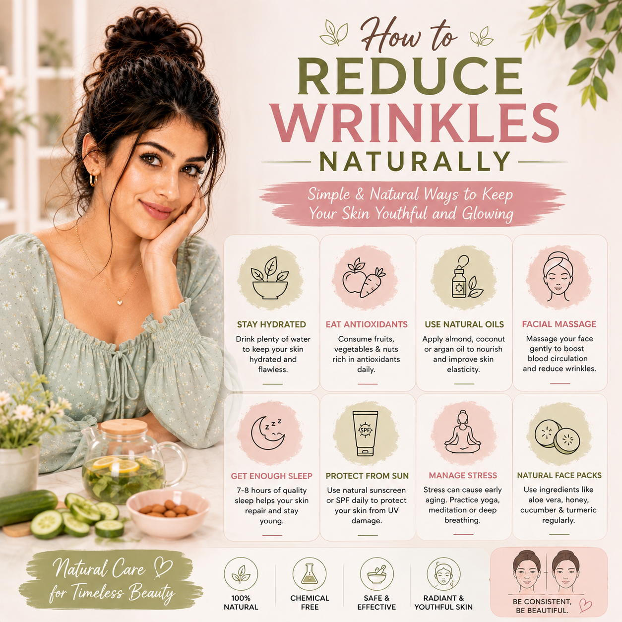 How to Reduce Wrinkles Naturally