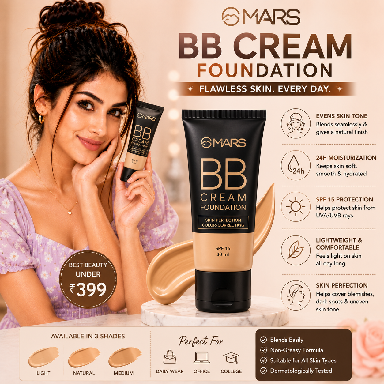 MARS BB Cream Foundation