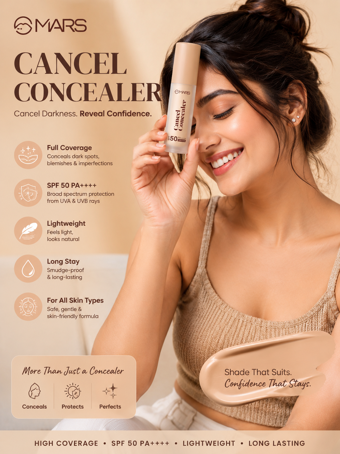 MARS SPF50 PA++++ Cancel Concealer Review