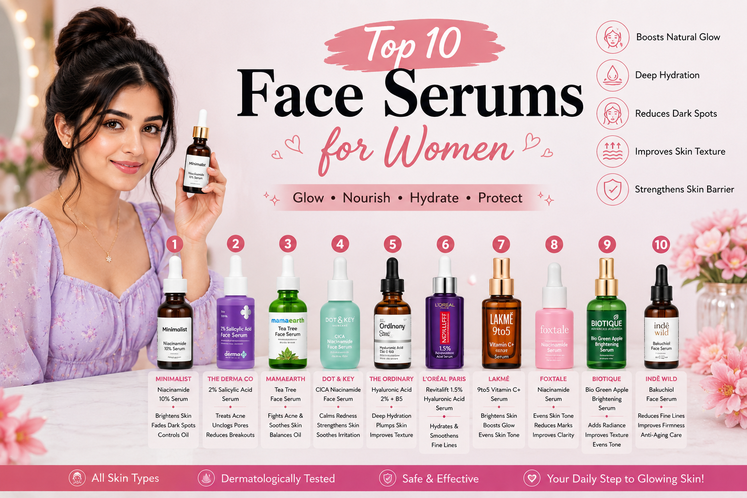 Top 10 Face Serums for Women