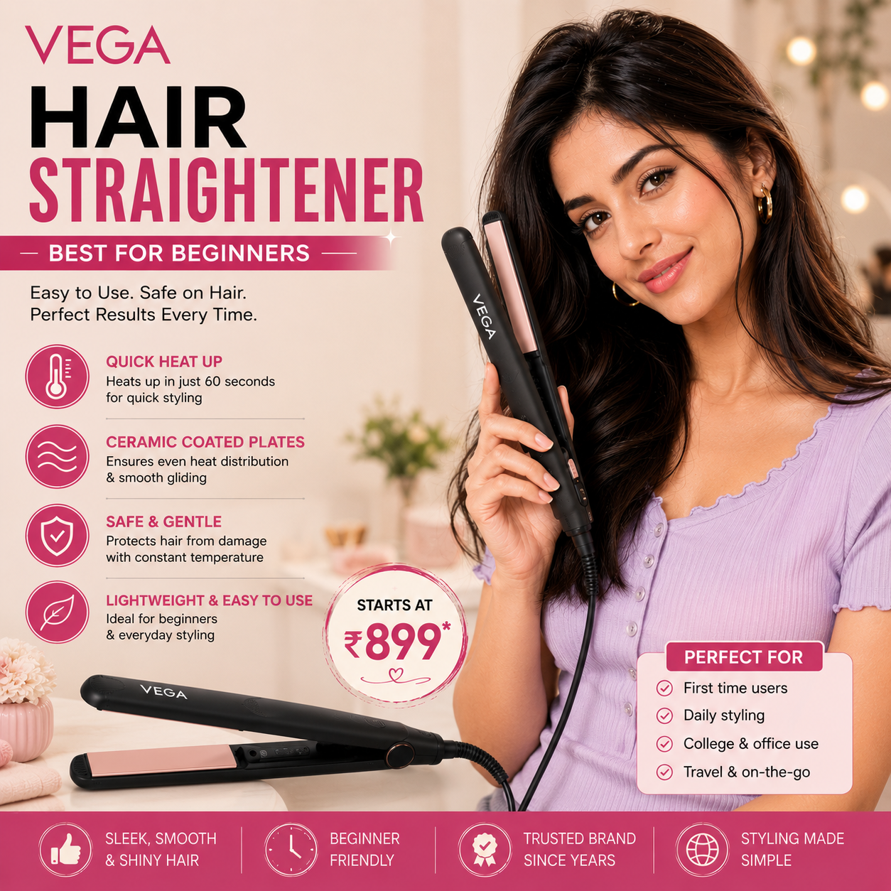 Vega Hair Straightener