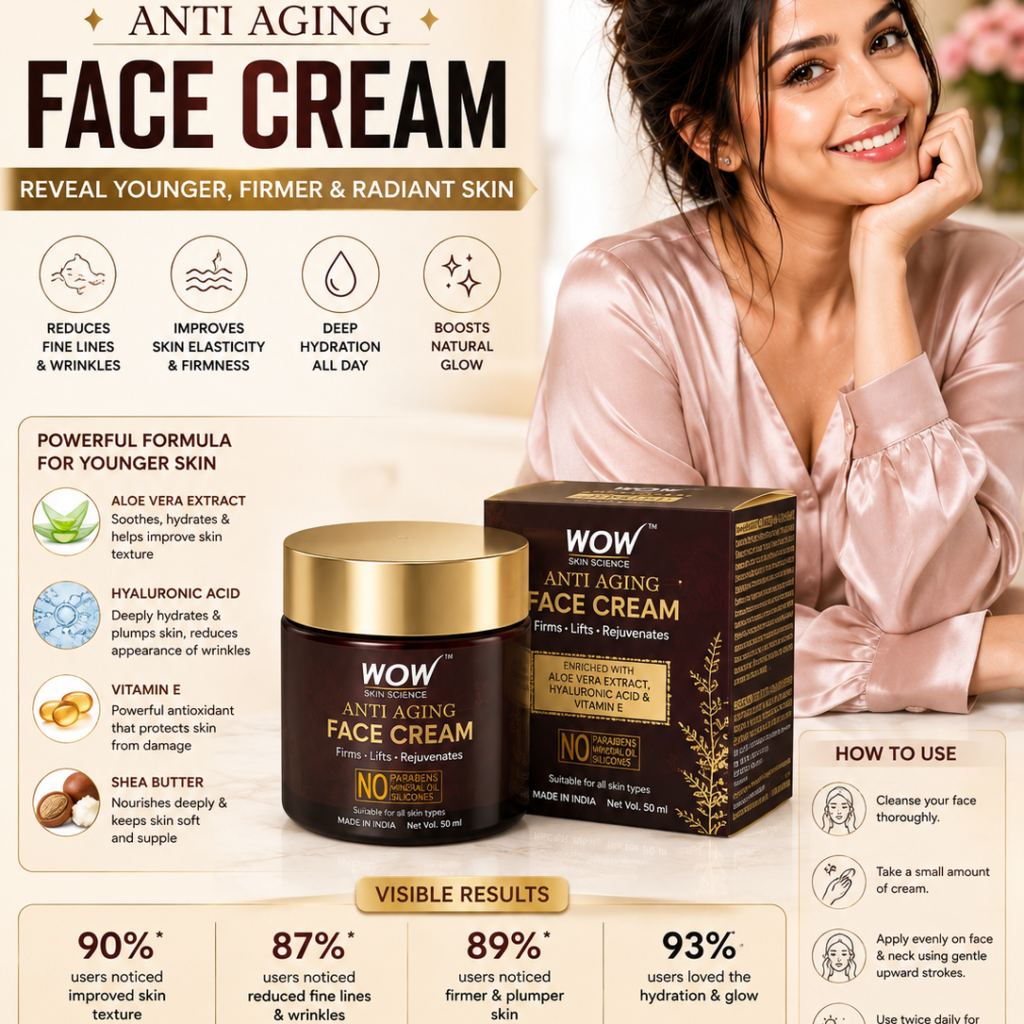 WOW Skin Science Anti Aging Face Cream