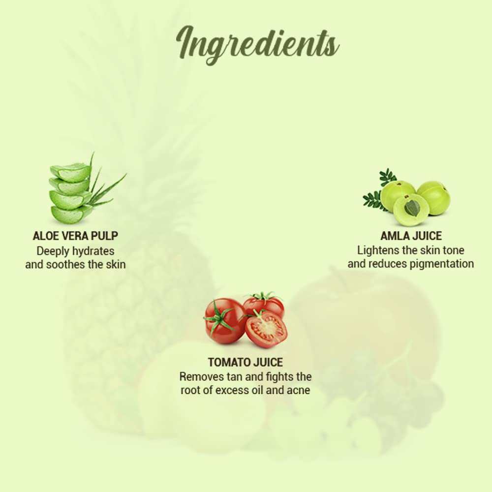 Biotique Fruit Face Wash Ingredients