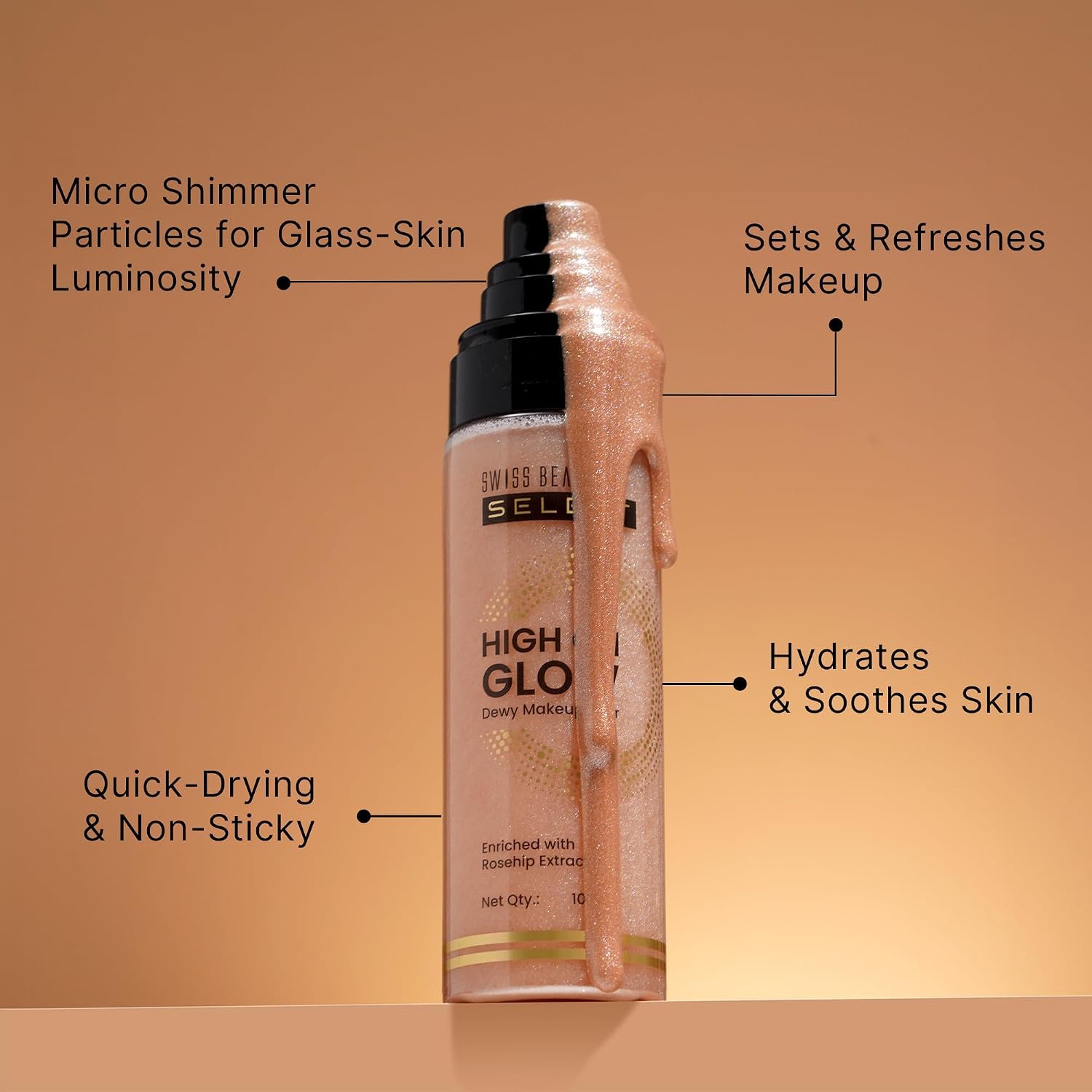 swiss beauty high on glow fixer key feautrues